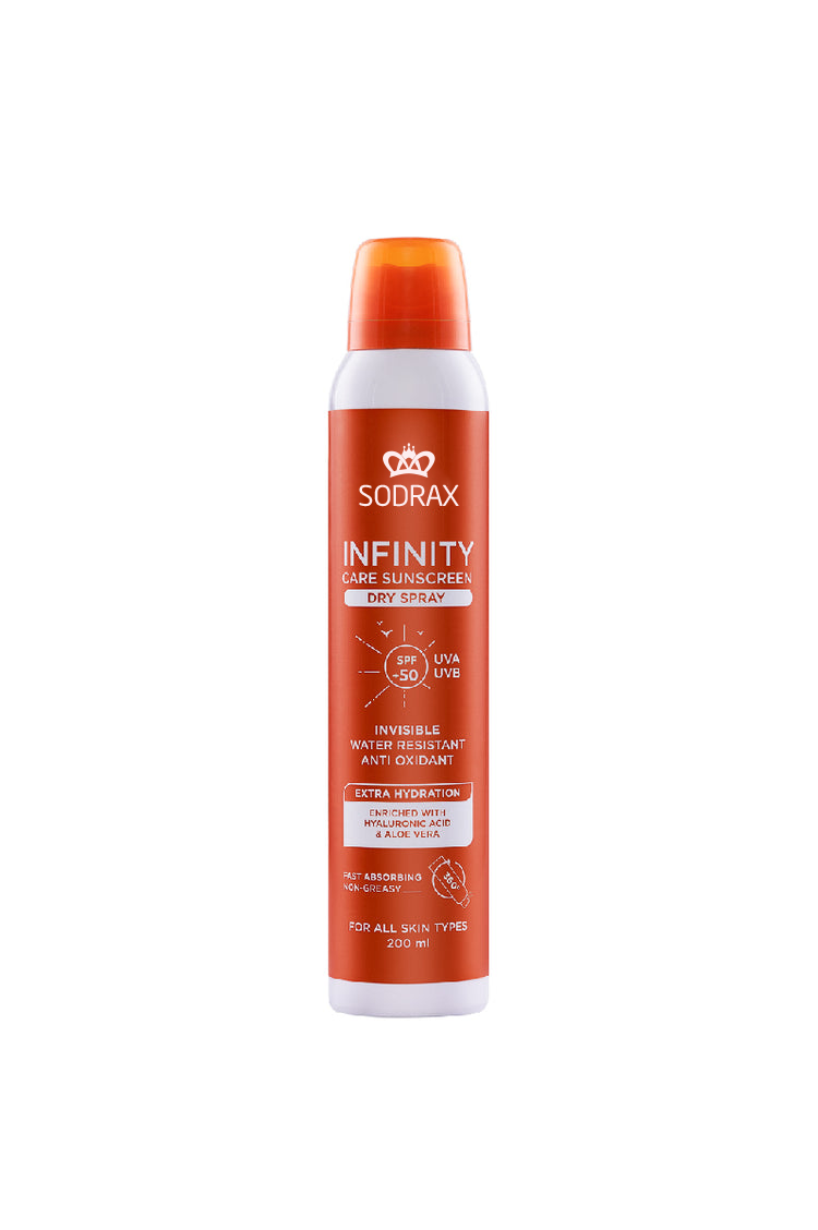 Infinity Care sunscreen Dry Spray SPF50+